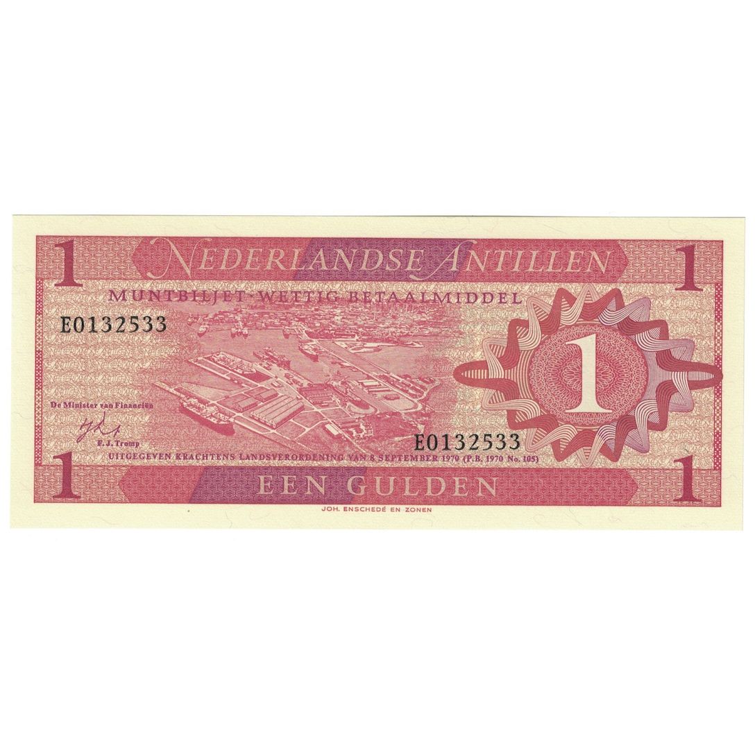 Banconote, Antille olandesi, 1 Gulden, 1970, 1970-09-08, KM:20a, FDS