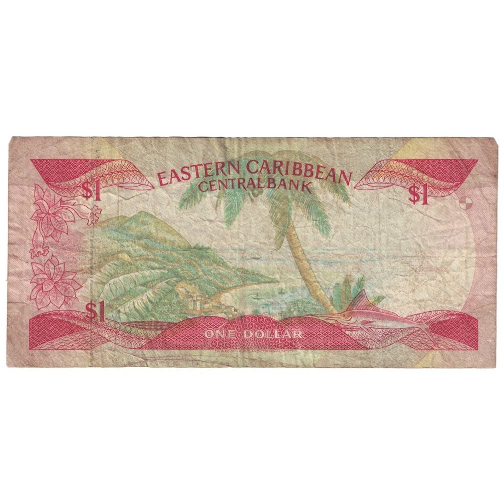 Billete, 1 Dollar, Undated (1985-88), Estados del Caribe Oriental , KM:17g, RC+