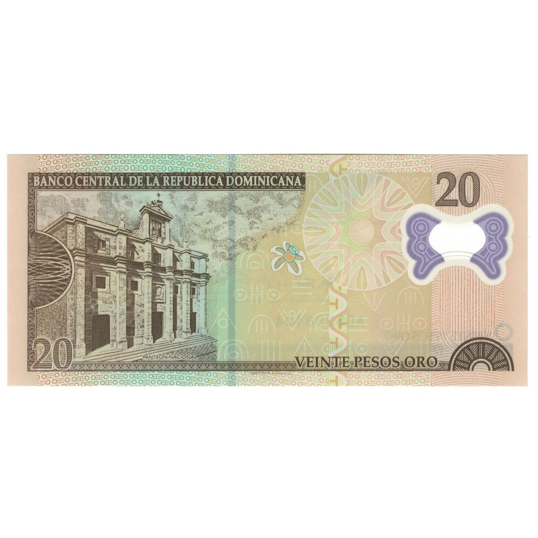Banknote, Dominican Republic, 20 Pesos, 2009, KM:182a, UNC(65-70)