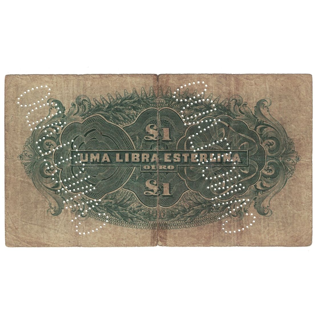 Billet, Mozambique, 1 Escudo, 1919, 1919-09-15, KM:R23a, B