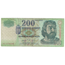 Banknote, Hungary, 200 Forint, 2006, KM:187f, VF(20-25)