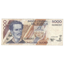 Banknote, Ecuador, 5000 Sucres, 1999, 1999-03-06, KM:128c, VF(20-25)
