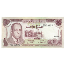 Geldschein, Marokko, 10 Dirhams, 1970/AH1390, KM:57a, UNZ