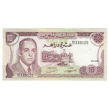 Banknot, Maroko, 10 Dirhams, 1970/AH1390, KM:57a, UNC(65-70)