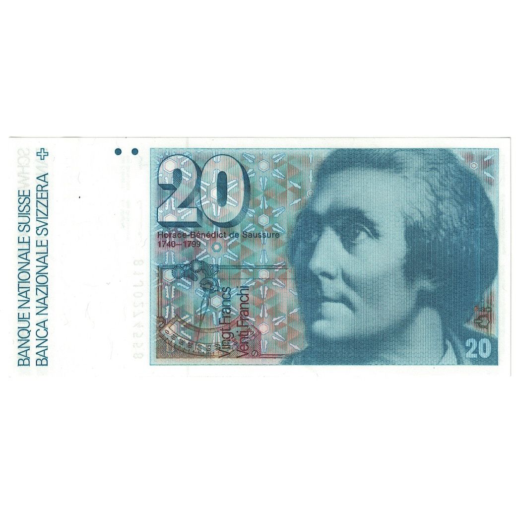 Banknote, Switzerland, 20 Franken, 1981, KM:55c, UNC(64)