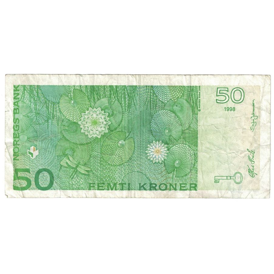 Banknote, Norway, 50 Kroner, 1998, KM:46a, F(12-15)