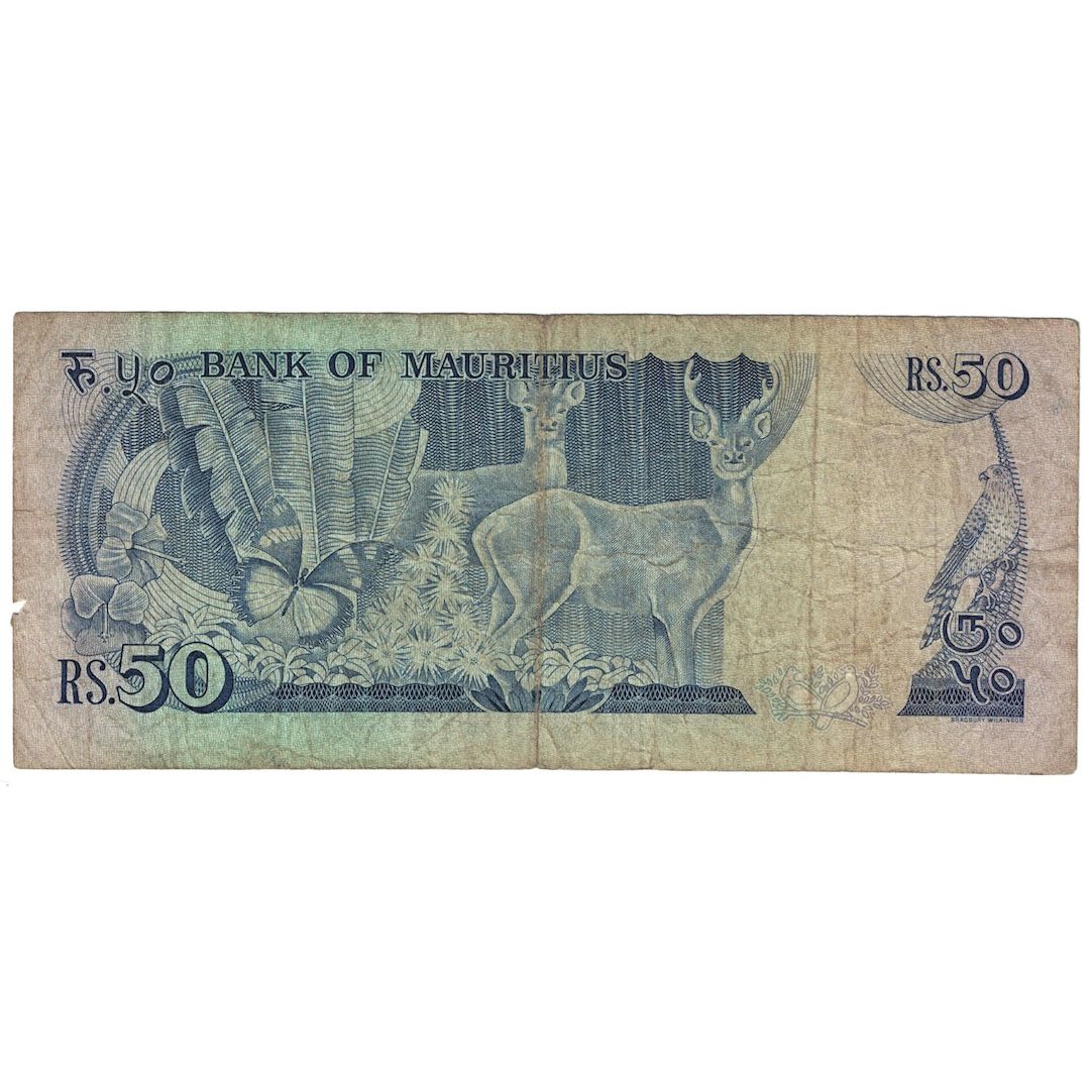 Geldschein, Mauritius, 50 Rupees, Undated (1986), KM:37a, SGE