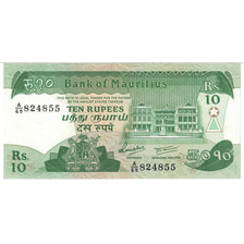 Banknote, Mauritius, 10 Rupees, Undated (1985), KM:35a, UNC(65-70)