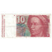 Banconote, Svizzera, 10 Franken, 1991, KM:53i, MB
