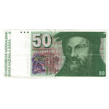 Geldschein, Schweiz, 50 Franken, 1978, KM:56a, SS+