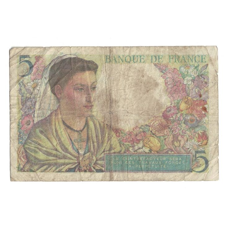 França, 5 Francs, Berger, 1947, 1947-10-30, F(12-15), Fayette:5.7, KM:98b