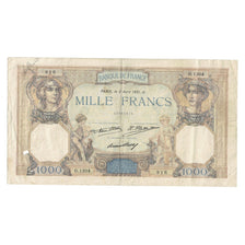France, 1000 Francs, Cérès et Mercure, 1931, 1931-04-02, B+, Fayette:37.6