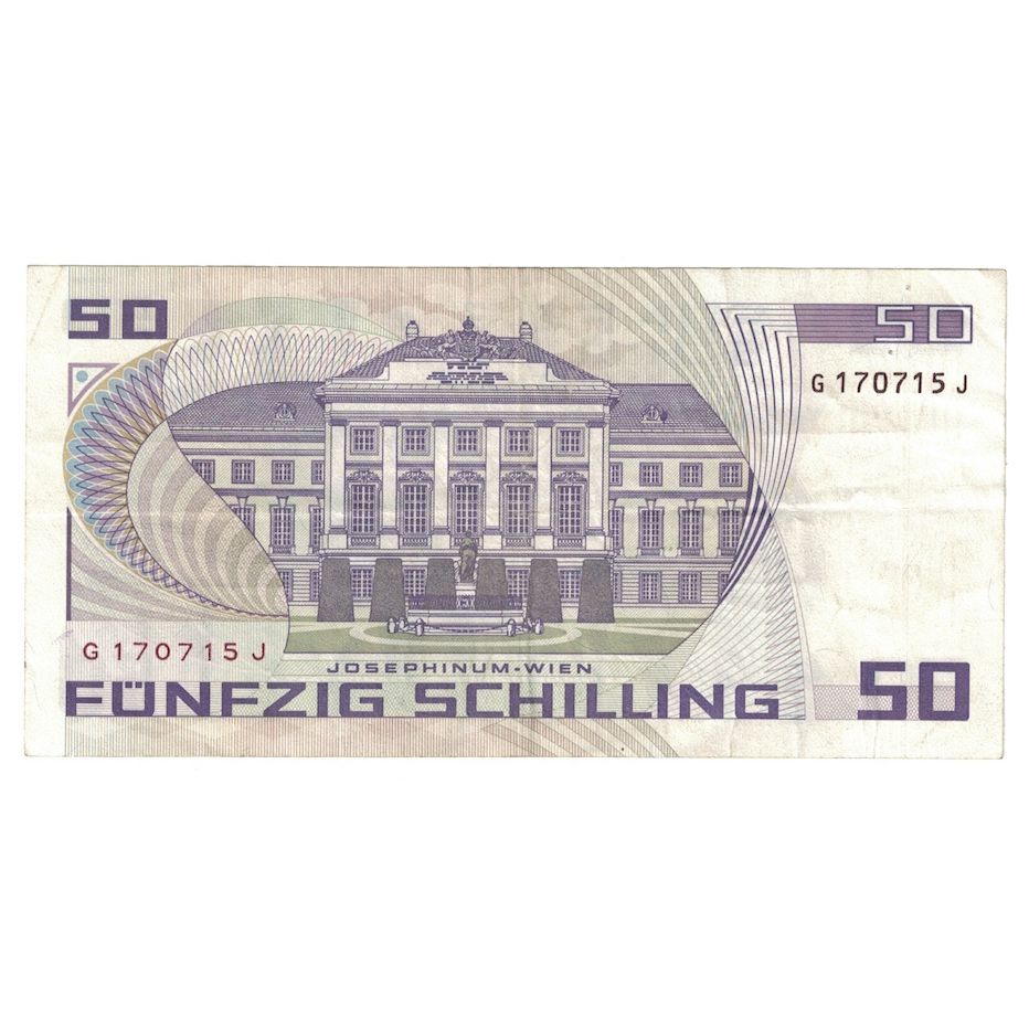 Banknote, Austria, 50 Schilling, 1986, 1986-01-02, KM:149, EF(40-45)