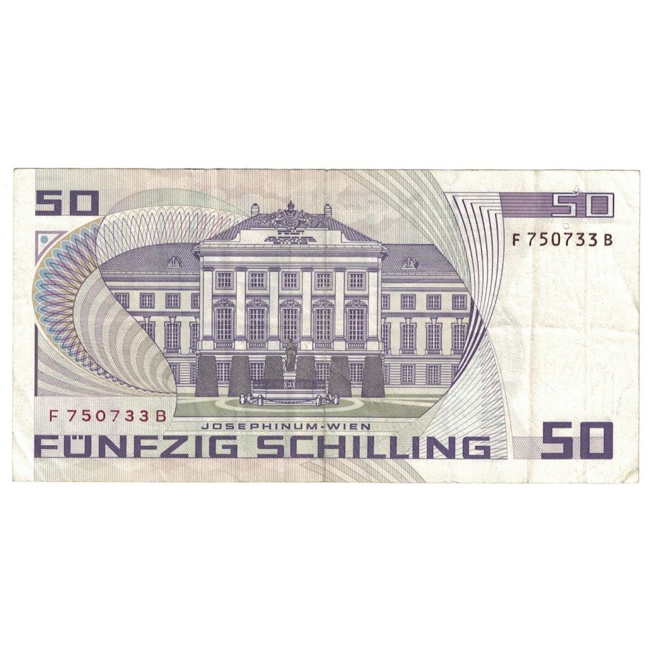 Banknote, Austria, 50 Schilling, 1986, 1986-01-02, KM:149, EF(40-45)