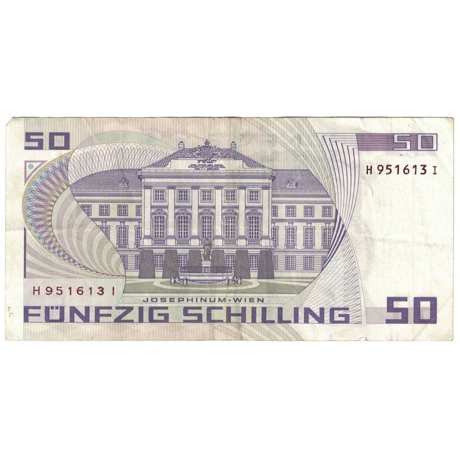 Banknote, Austria, 50 Schilling, 1986, 1986-01-02, KM:149, EF(40-45)