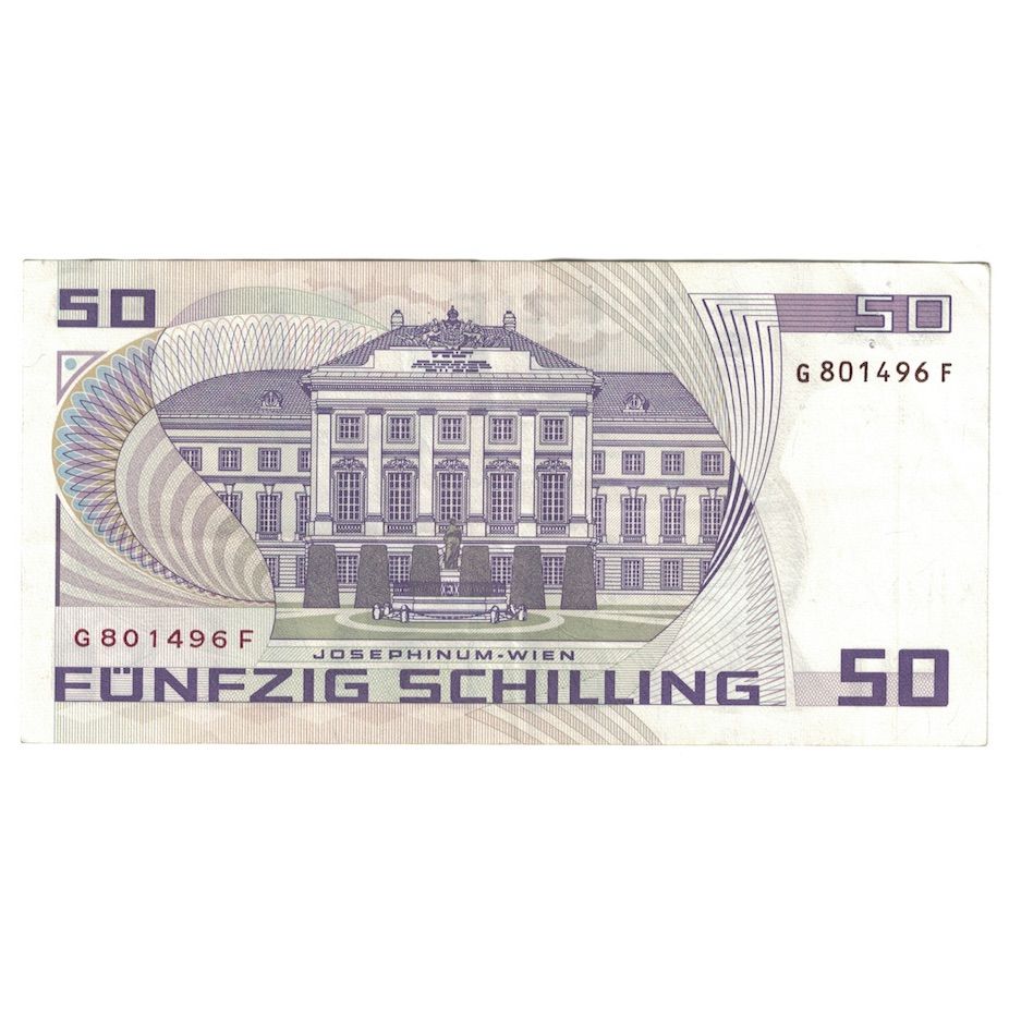 Banconote, Austria, 50 Schilling, 1986, 1986-01-02, KM:149, BB+