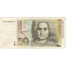 Banknot, Niemcy - RFN, 50 Deutsche Mark, 1991, 1991-08-01, KM:40b, VF(30-35)