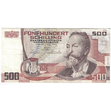 Banconote, Austria, 500 Schilling, 1985, 1985-07-01, KM:151, MB+