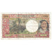 Banknot, Tahiti, 1000 Francs, 1971, Fauté, KM:27A, VF(30-35)