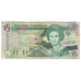 Billet, Etats des caraibes orientales, 5 Dollars, Undated (2000), KM:37v, TB