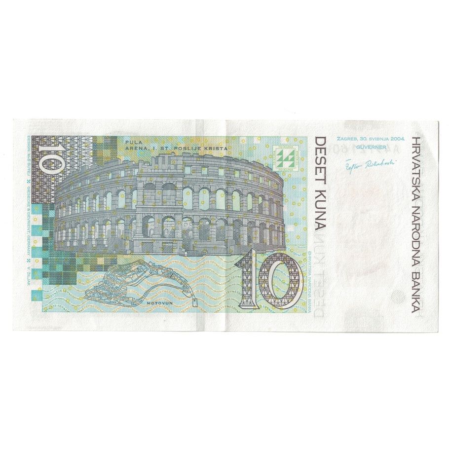 Banconote, Croazia, 10 Kuna, 2004, KM:45, SPL
