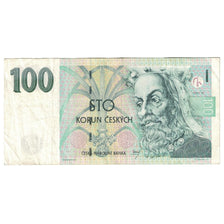 Geldschein, Tschechische Republik, 100 Korun, 1997, KM:18, S+