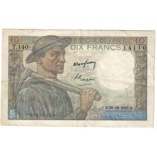 Francia, 10 Francs, Mineur, 1947, 1947-10-30, MBC, Fayette:8.18, KM:99f