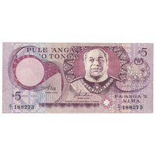 Banconote, Tonga, 5 Pa'anga, Undated (1995), KM:33c, SPL-