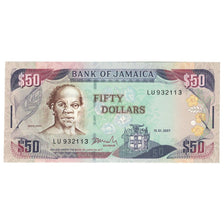 Geldschein, Jamaica, 50 Dollars, 2007, 2007-01-15, KM:83b, UNZ