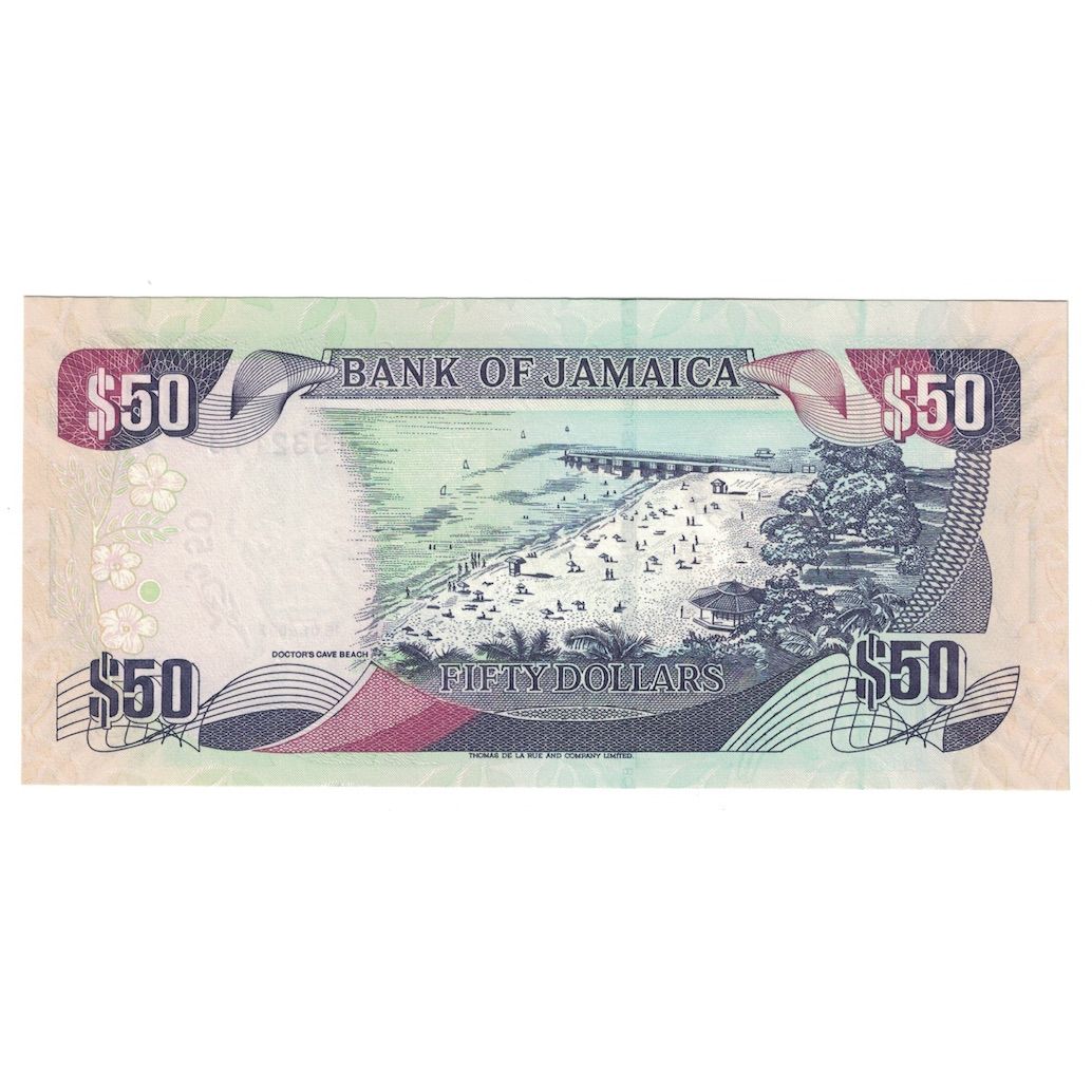 Geldschein, Jamaica, 50 Dollars, 2007, 2007-01-15, KM:83b, UNZ