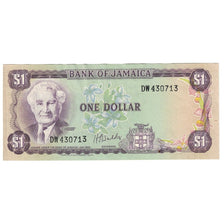 Biljet, Jamaica, 1 Dollar, 1976, KM:59a, TTB+
