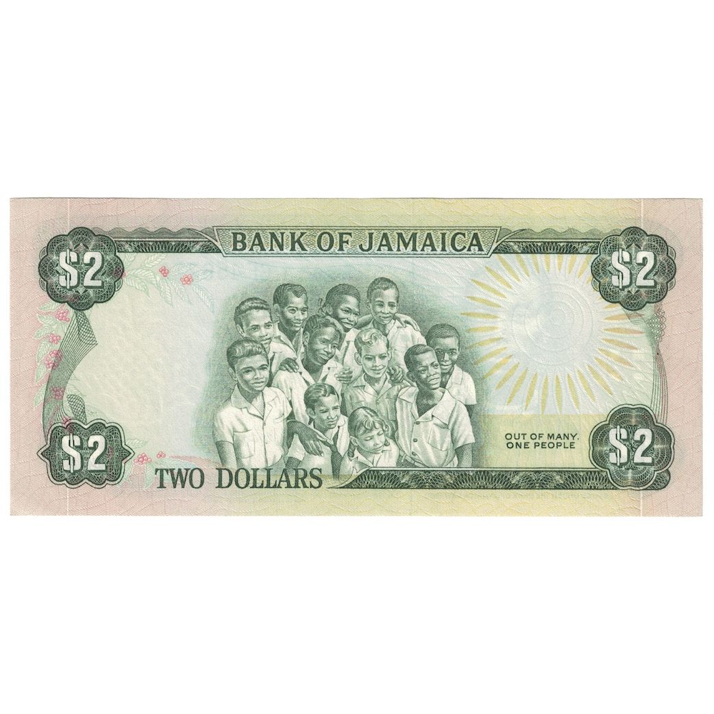 Banknote, Jamaica, 2 Dollars, 1985, 1985-01-01, KM:69a, UNC(65-70)