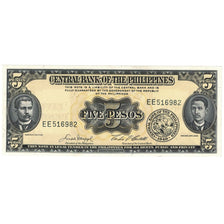 Banknote, Philippines, 5 Pesos, Undated (1949), KM:135b, UNC(65-70)