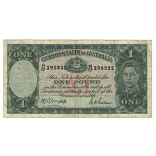 Banknot, Australia, 1 Pound, 1942, KM:26b, VF(20-25)