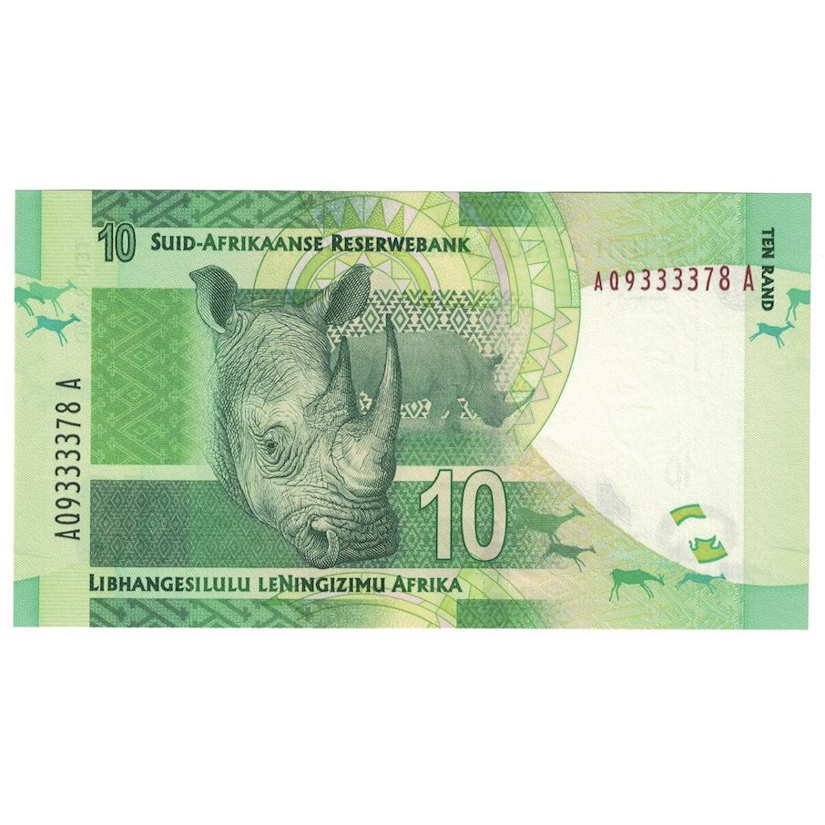 Banknote, South Africa, 10 Rand, 2005, KM:128b, UNC(65-70)