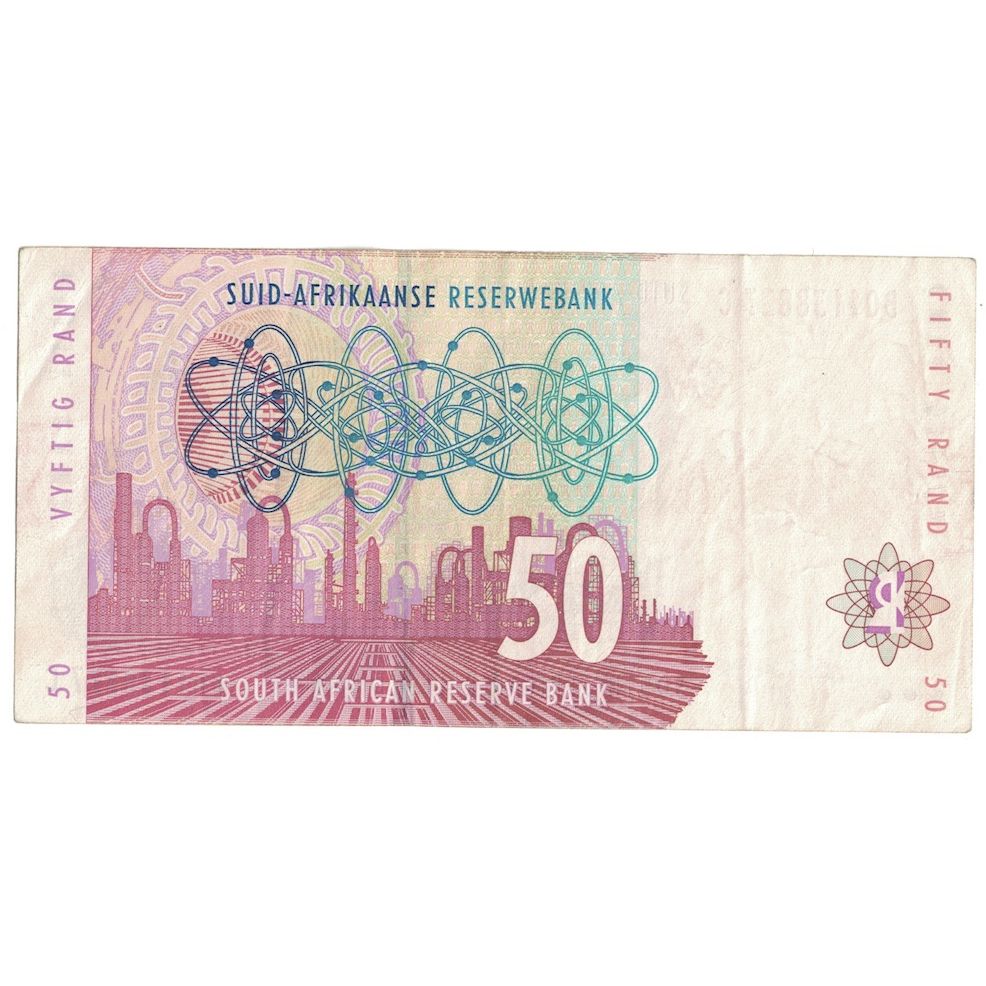 Banconote, Sudafrica, 50 Rand, 1999, KM:125c, BB