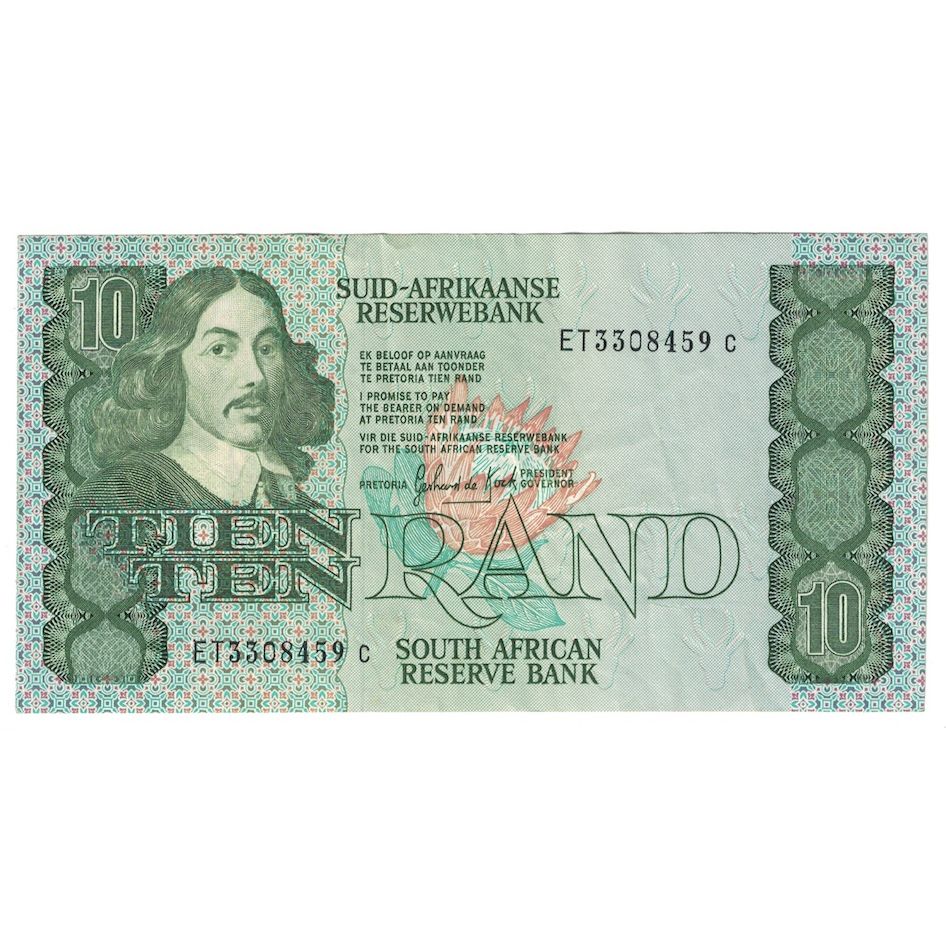 Banconote, Sudafrica, 10 Rand, 1978-1981, KM:120A, SPL