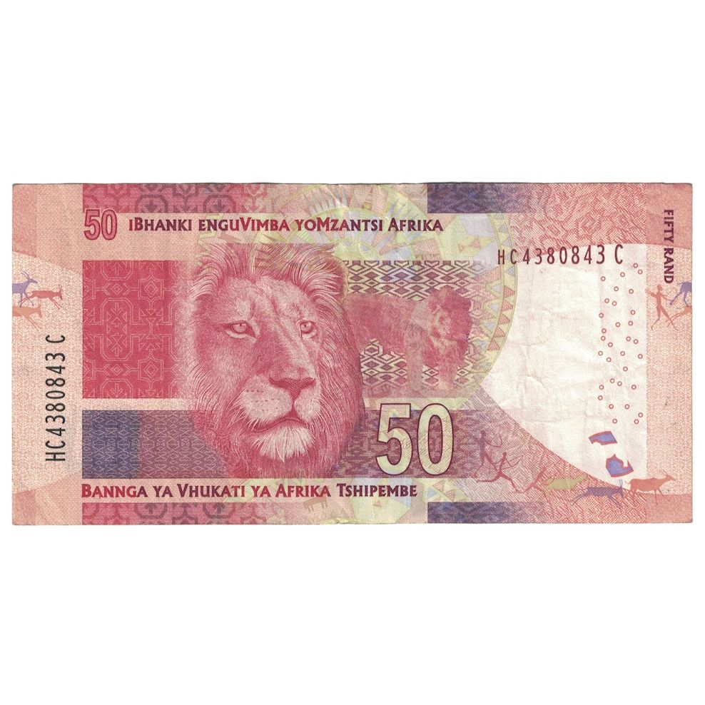 Geldschein, Südafrika, 50 Rand, 2015, Undated (2015), KM:140b, SS