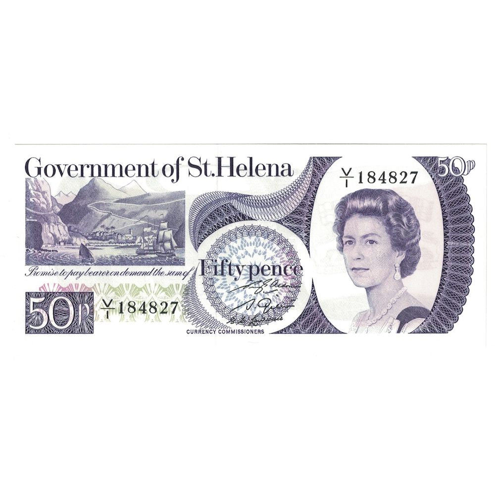 Billet, Saint Helena, 50 Pence, Undated (1979), KM:5a, NEUF
