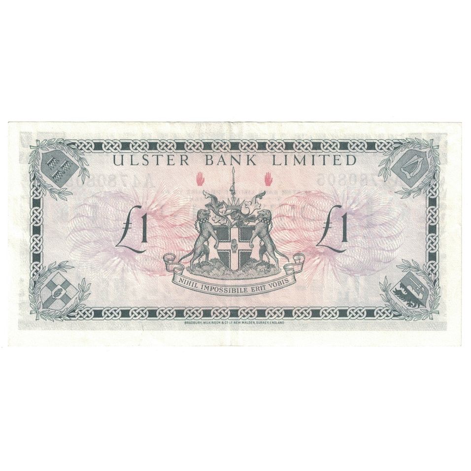 Billet, Northern Ireland, 1 Pound, 1976, 1976-03-01, KM:325b, SPL