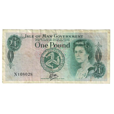 Billet, Isle of Man, 1 Pound, Undated (1983), KM:38a, B+