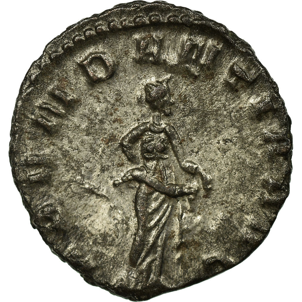 Moneta, Gallienus, Denarius, Rome, AU(55-58), Srebro, Cohen:4