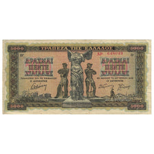 Banknote, Greece, 5000 Drachmai, 1942, 1942-06-20, KM:119a, VF(30-35)
