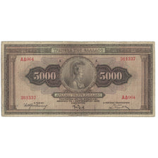 Banconote, Grecia, 5000 Drachmai, 1932, 1932-10-01, KM:103a, MB