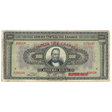 Banknot, Grecja, 1000 Drachmai, 1926, 1926-11-04, KM:100b, EF(40-45)