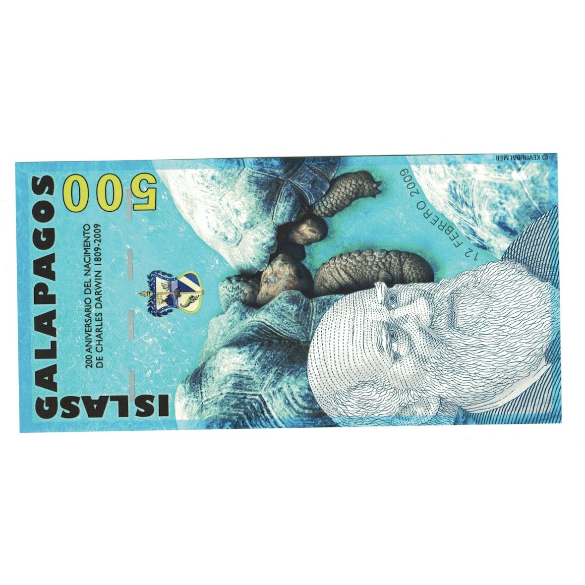 Banknote, Ecuador, 500 Sucres, 2009, 2009-02-12, ISLAS GALAPAGOS, UNC(65-70)