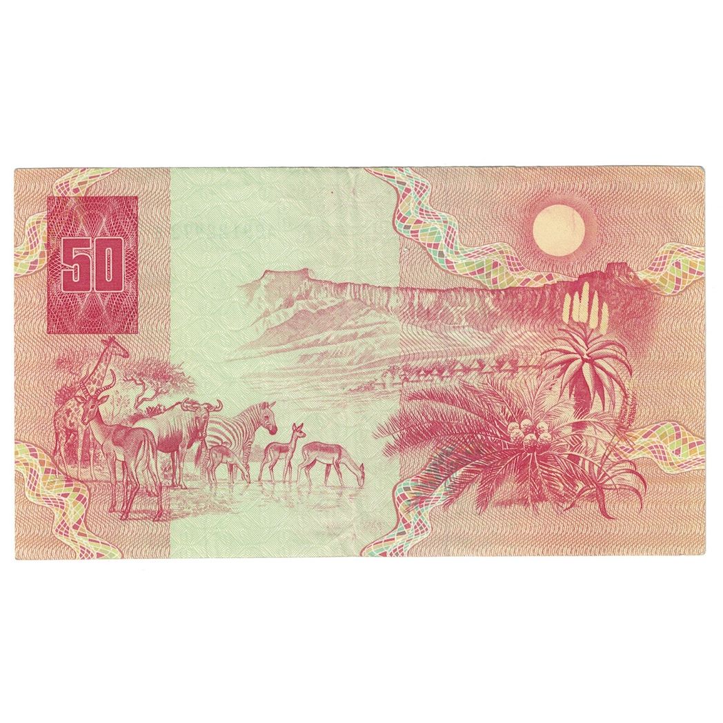 Billet, Afrique du Sud, 50 Rand, 1990, KM:122b, TTB+