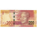 Billet, Afrique du Sud, 200 Rand, Undated (2012), KM:137, SUP