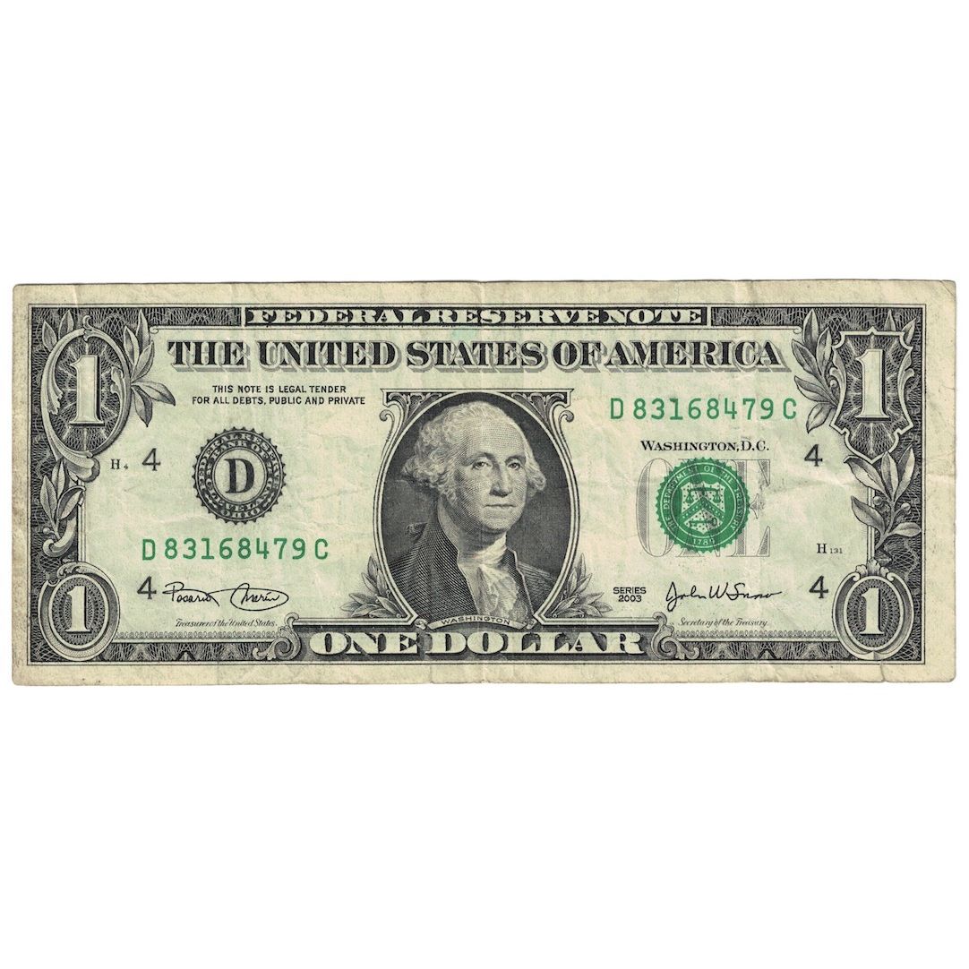Banconote, Stati Uniti, One Dollar, 2003, Cleveland, KM:4656, MB+