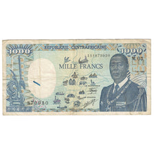 Banconote, Repubblica Centrafricana, 1000 Francs, 1988, 1988-01-01, MB+